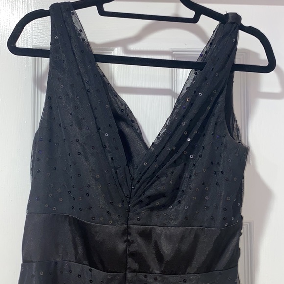 Black Sequin Sleeveless Short Dress - SIZE 12 - Picture 5 of 7